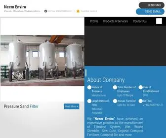 Neemenviro.co.in(Neem Enviro) Screenshot