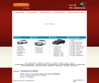 Neemrana.org(Car Rental In Gurgaon) Screenshot