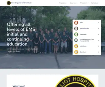 Neemsi.org(New England EMS Institute (NEEMSI)) Screenshot