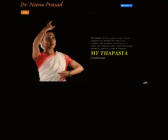 Neenaprasad.com(Mohiniyattam Dancer) Screenshot