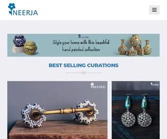 Neerja.com(Neerja's Famous Jaipur Blue Pottery Tiles) Screenshot