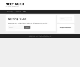 Neetguru.in(NEET GURU) Screenshot