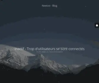 Neetoo.fr(Site is undergoing maintenance) Screenshot