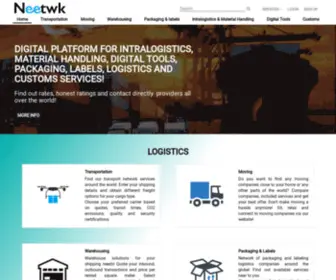 Neetwk.com(Digital Platform for Intralogistics) Screenshot