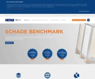 Nefab.be(Nefab België) Screenshot