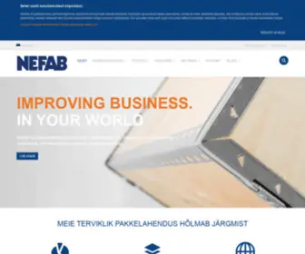 Nefab.ee(Terviklik pakkelahendus) Screenshot