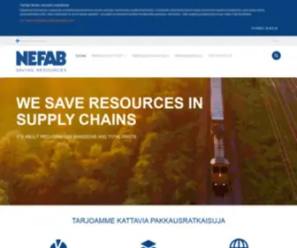 Nefab.fi(Nefab Suomi) Screenshot