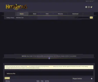 Nefariouspkz.com(Nefarious Pkz) Screenshot