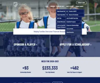 NefcGiving.org(New England Futbol Club Philanthropy) Screenshot