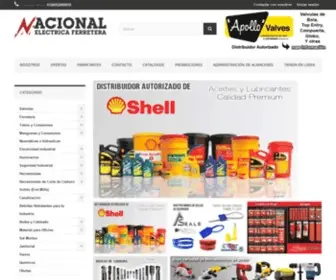 Nef.com.mx(Nacional Eléctrica Ferretera) Screenshot