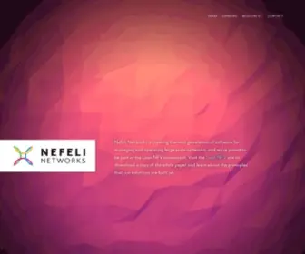 Nefeli.io(Nefeli Networks) Screenshot