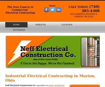 Neffelectricco.com(Industrial Electrical Contracting) Screenshot