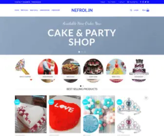 Nefrol.in(All Types Of Cake & Party Shop) Screenshot