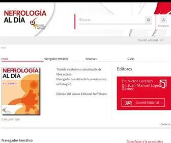 Nefrologiaaldia.org(Nefrología) Screenshot