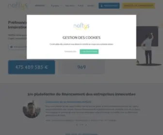 Neftys.fr(Préfinancement du CIR pour l'innovation des PME) Screenshot