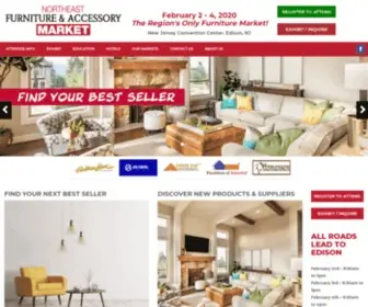 Nefurnituremarket.com(Northeast Furniture & Accessory Market) Screenshot