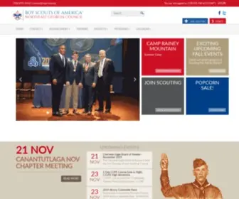 Nega-BSA.org(Northeast Georgia Council) Screenshot