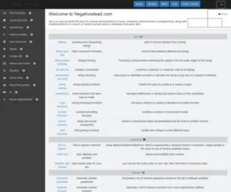 Negativedead.com(Game) Screenshot