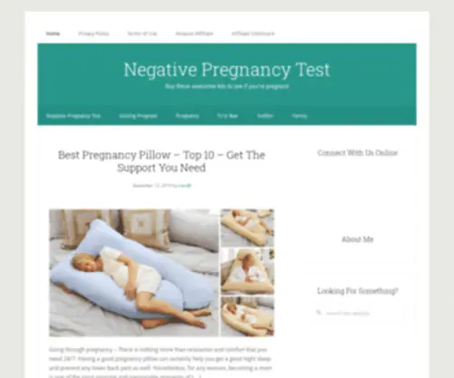 Negativepregnancytest.com(Negative Pregnancy Test) Screenshot