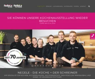 Negele.com(Küchen Winnenden) Screenshot