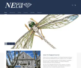 Negemlab.com(New England Gemological Laboratory & Appraisal Services) Screenshot