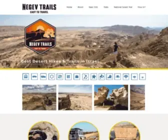 Negevtrails.com(Negev-Trails) Screenshot