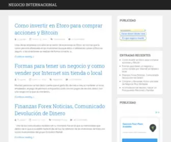 Negocio-Internacional.net(España) Screenshot