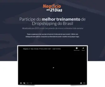 Negocio21Dias.com(A nova versão do Curso Negócio em 21 dias 2021 do Caio Ferreira FUNCIONA) Screenshot