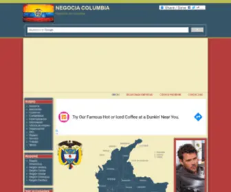 Negociocolombia.biz(NEGOCIA COLUMBIA) Screenshot