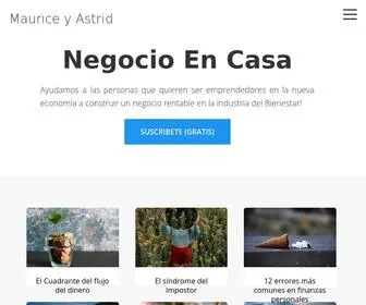 Negocioencasa.com(Entrenadores de vida) Screenshot