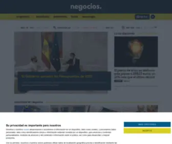 Negocios.com(Económicas) Screenshot