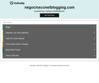 Negociosconelblogging.com(Blogging 2.0) Screenshot
