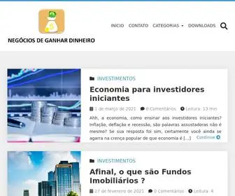 Negociosdeganhardinheiro.com(Negócios de ganhar dinheiro) Screenshot