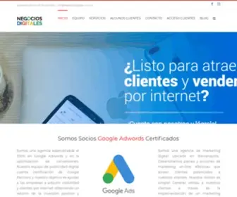Negociosdigitales.com.co(Agencia de marketing digital en Barranquilla) Screenshot