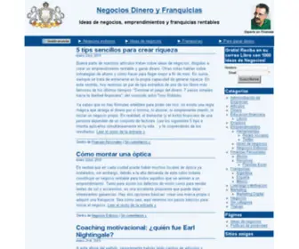 Negociosdineroyfranquicias.com(Información para negocios y empresas) Screenshot