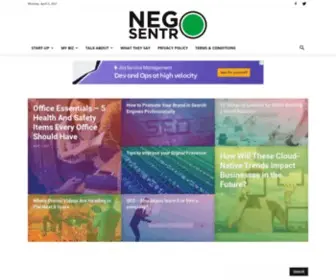 Negosentro.com(The Blog for Small Business Owners) Screenshot