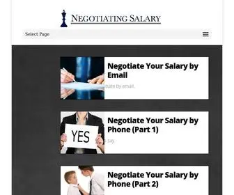 Negotiatingsalary.com(Negotiating Salary) Screenshot