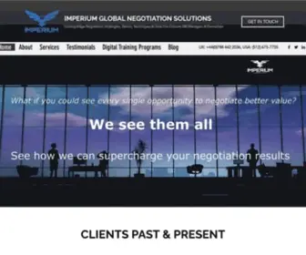 Negotiationeurope.com(Imperium Global Negotiation Solutions) Screenshot