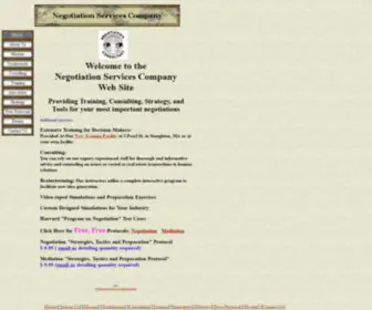 Negotiationservices.com(Negotiation Services Company) Screenshot