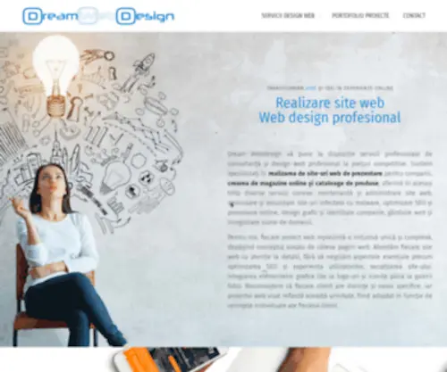 Negowebdesign.com(Dream Webdesign va ofera servicii profesionale de realizare site) Screenshot