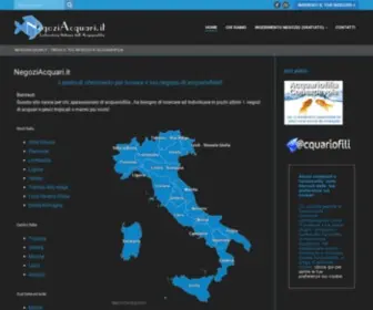 Negoziacquari.it(Negozi acquari) Screenshot