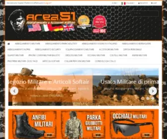 Negoziomilitare.net(Abbigliamento Militare SoftAir Usato Militare) Screenshot
