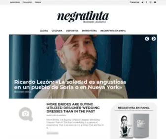 Negratinta.com(Periodismo & Narrativa) Screenshot