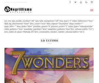 Negrillismo.com(La belleza de ir a contracorriente) Screenshot