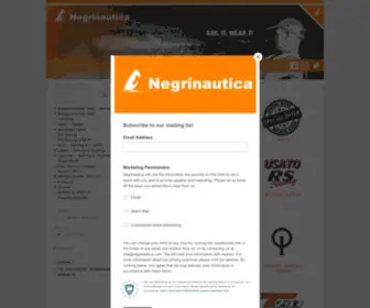 Negrinautica.com(Laser, Zhik, Neilpryde, Crewsaver, Nob, Cabrinha, NorthKiteboarding, Mystic) Screenshot