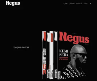 Negusjournal.com(Negus) Screenshot