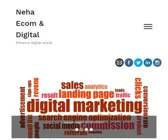 Nehaecomdigitech.com(Neha Ecom & Digital) Screenshot