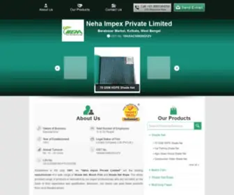 Nehashadenet.in(Neha Impex Private Limited) Screenshot