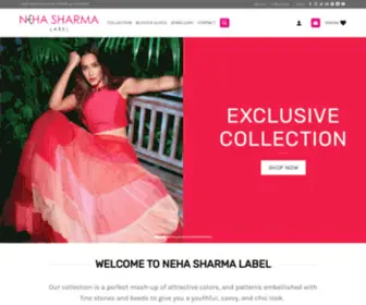 Nehasharma.co(Explore Custom Fashion & Unique Designs) Screenshot