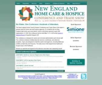 Nehcc.com(New England Home Care & Hospice Conference and Trade Show) Screenshot